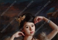 安靜油畫(huà)_聊齋人物_狐女_高清大圖下載