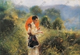 潘鴻海油畫作品 陽(yáng)光沐浴 高清下載
