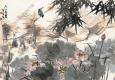 李苦禪國畫_荷花_高清大圖下載