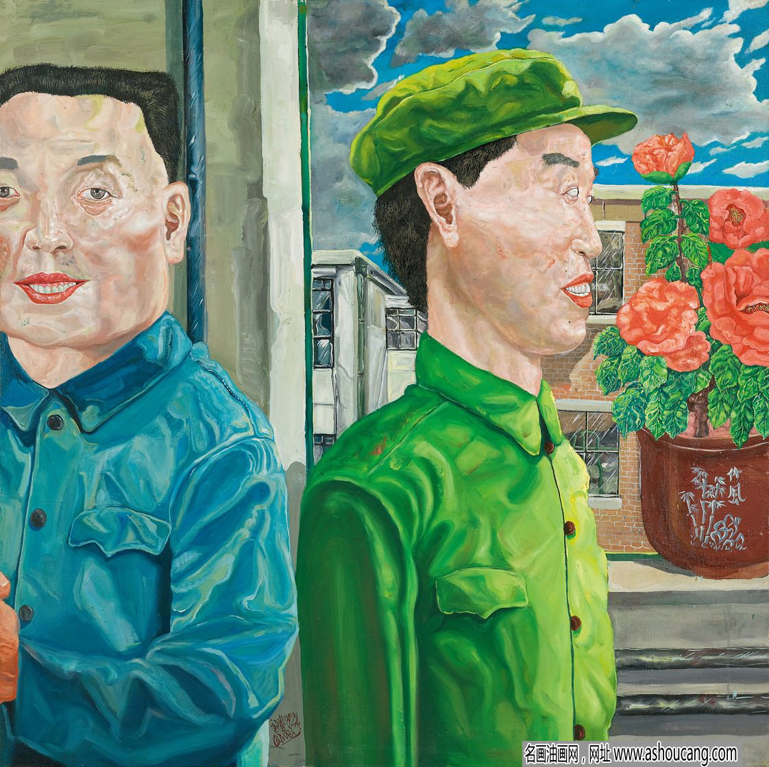 劉煒油畫作品《革命家庭》賞析及拍賣價(jià)格