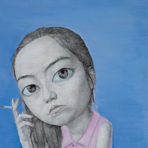 忻海洲油畫作品《變動、青春》欣賞