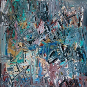 王易罡抽象油畫《作品1991’6號(hào)》拍賣成交價(jià)