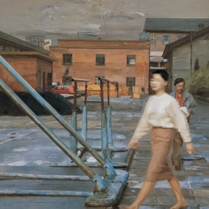 張路江人物油畫作品《美院往事——春》拍賣成交價
