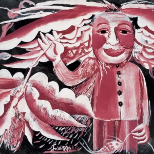 李山（油）油畫抽象作品《胭脂帝國——胭脂之十五》拍賣成交價(jià) ...