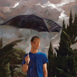 章?tīng)娜宋镉彤?huà)《谷雨》欣賞