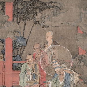 南宋 周季?！稇?yīng)身觀音》國畫高清大圖下載