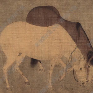 宋 陳居中《進(jìn)馬圖》國畫高清大圖下載