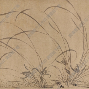 宋 趙孟堅(jiān)《墨蘭圖》國畫高清大圖下載