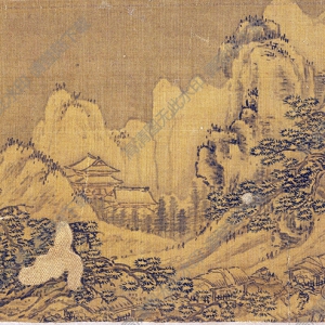 明 李希顏《盤車圖》國(guó)畫高清大圖下載