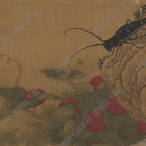 明 溫良《草蟲冊(cè)頁(yè)》國(guó)畫高清大圖下載