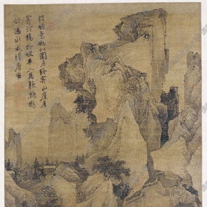 明 唐寅《錢塘景物圖》國(guó)畫高清大圖下載