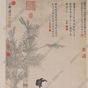 明 唐寅唐伯虎《仕女》國(guó)畫高清大圖下載