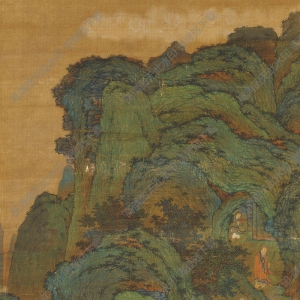 元 佚名《商山四皓圖》國畫高清大圖下載