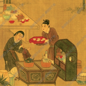 宋 劉松年 《十八學士圖》國畫高清大圖下載