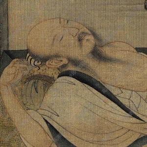 宋 佚名《槐蔭消夏圖》國(guó)畫高清大圖下載