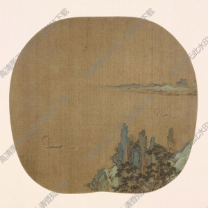 宋 佚名《江上青峰圖》國(guó)畫高清大圖下載