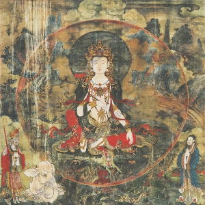 宋 佚名《普賢菩薩》國(guó)畫高清大圖下載