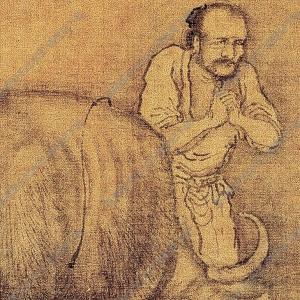宋 佚名《問(wèn)喘圖》國(guó)畫高清大圖下載