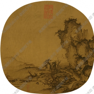 宋 郭熙《溪山行旅圖》國(guó)畫高清大圖下載