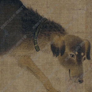 宋 李迪《獵犬圖》國(guó)畫高清大圖下載