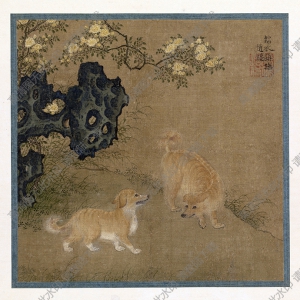 唐 趙?！丢q圖》國(guó)畫(huà)高清大圖下載