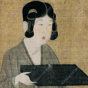 唐《仕女圖》國(guó)畫(huà)高清大圖下載