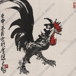 陳大羽《雄雞圖》-1國(guó)畫高清大圖下載