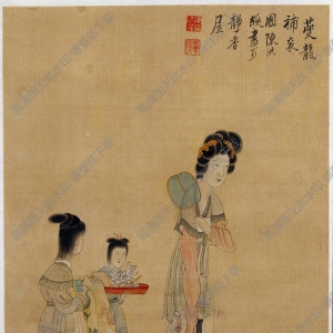 陳洪綬《夔龍補(bǔ)袞圖》國畫高清大圖下載