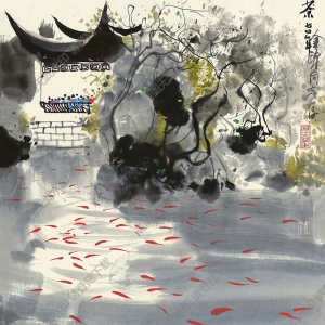 吳冠中國(guó)畫164高清圖片下載