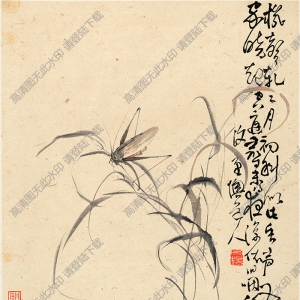 清 李鱓《花卉冊(cè)十二開》-10 國(guó)畫高清大圖下載