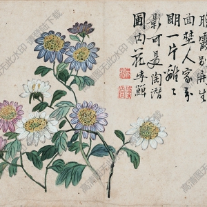 清 李鱓《花卉冊(cè)十二開》-11 國(guó)畫高清大圖下載