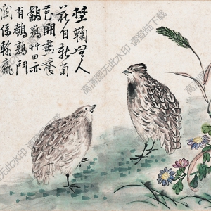 清 李鱓《花鳥畫冊(cè)十開》-8 國(guó)畫高清大圖下載