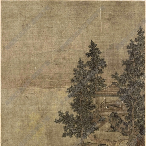宋 佚名《水閣風涼圖》國畫高清大圖下載