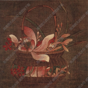 宋《藍(lán)花圖》國(guó)畫(huà)高清大圖下載