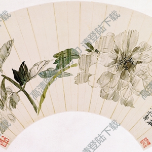 惲壽平超高清《牡丹圖》百度云網盤下載