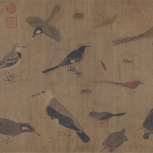 黃筌超高清《寫生珍禽圖》國畫百度云網(wǎng)盤下載