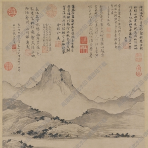 盛懋超高清《秋江待渡圖》國(guó)畫百度云網(wǎng)盤下載