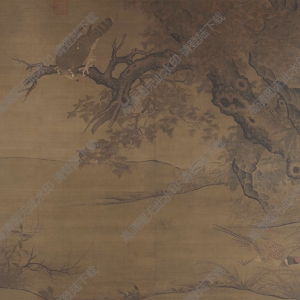 李迪超高清《楓鷹雉雞圖》國(guó)畫(huà)百度云網(wǎng)盤(pán)下載