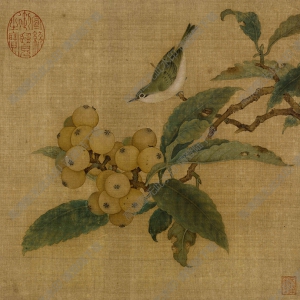 林椿超高清《枇杷山鳥(niǎo)圖》國(guó)畫(huà)百度云網(wǎng)盤(pán)下載