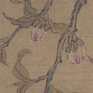 馬世榮超高清《碧桃倚石圖》國(guó)畫(huà)百度云網(wǎng)盤(pán)下載
