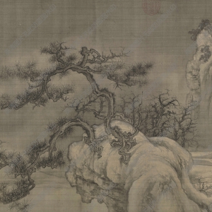 王詵超高清《漁村小雪圖》國(guó)畫(huà)百度云網(wǎng)盤(pán)下載