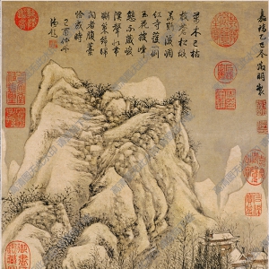 文徵明_山水圖_超高清_百度云網(wǎng)盤(pán)下載