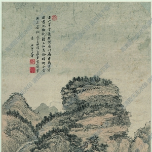 王翚_仿王蒙山水_超高清_百度云網(wǎng)盤下載