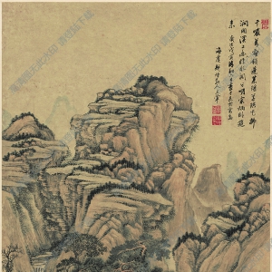 王翚_水閣幽山圖_超高清_百度云網(wǎng)盤下載