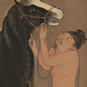 趙孟頫_浴馬圖_超高清_國(guó)畫百度云網(wǎng)盤下載