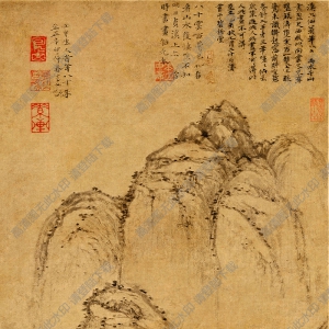 曹知白_疏松幽岫圖_超高清_百度云網(wǎng)盤下載
