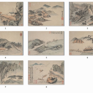 石濤_山水圖冊八開_超高清_百度云網(wǎng)盤下載