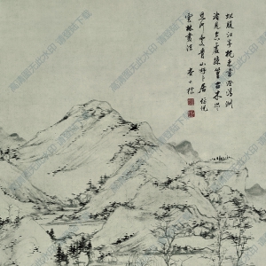 查士標(biāo)_青山卜居圖_超高清_百度云網(wǎng)盤下載