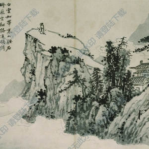 沈周_杖藜遠(yuǎn)眺圖_超高清_百度云網(wǎng)盤下載