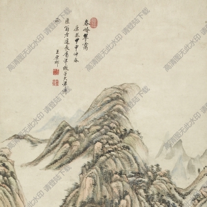 王原祁_春崦翠靄圖_超高清_百度云網(wǎng)盤下載
